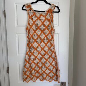 MAEVE ANTHROPOLOGIE Crochet Mini Dress - Size Small